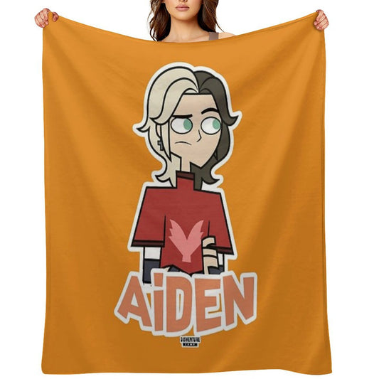 Adventure Camp - Aiden Velvety-soft Throw Blanket