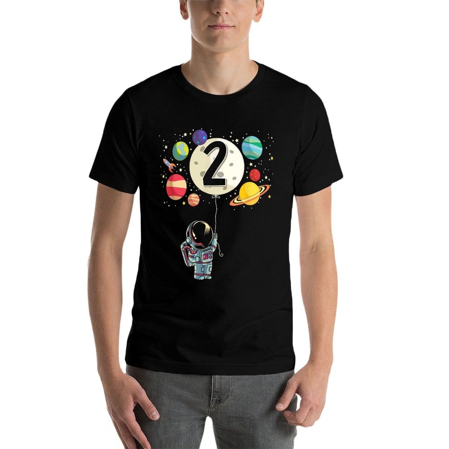 2 Years Old Birthday Boy Gifts Astronaut 2nd Birthday  Classic T-Shirt