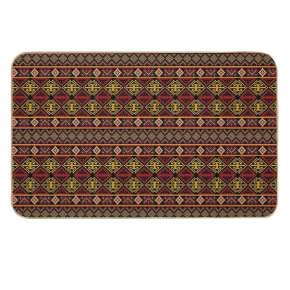 Pixel Art Pattern Seamless for Fabric  Pet-Safe Bath Mat