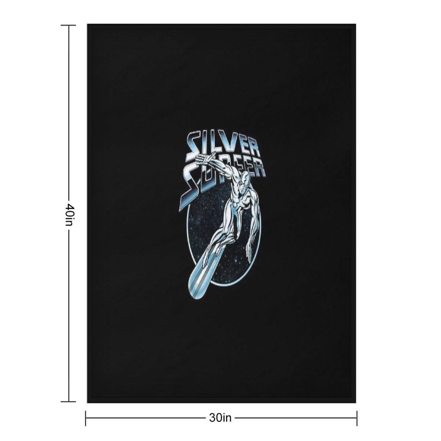 Silver Surfer Multi-functional Throw Blanket
