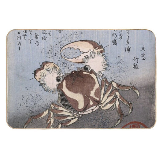 Utagawa Kunisada - A Crab on The Seashore  Anti-Trip Bath Mat