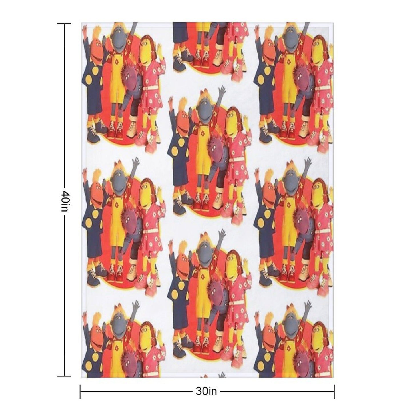 Tweenies Group Bbc 2000s Nostalgia Sustainable Throw Blanket