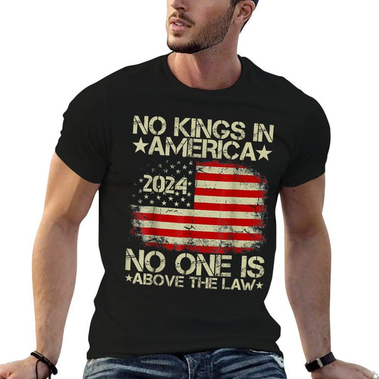 No Kings In America 2024 No One Is Above The Law  Versatile T-Shirt