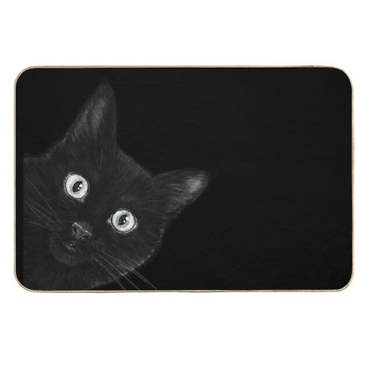 Black Cat  Absorbent Bath Mat