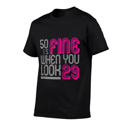 50th Birthday Gifts for Her Women Age 50 Year Old Mom 1972 Raglan Baseball  High-quality Stitching T-Shirt