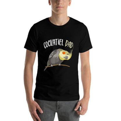Cockatiel Dad Funny Bird Lover Men  Tagless Design T-Shirt