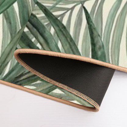 Palm Leaves  Fade-Resistant Bath Mat