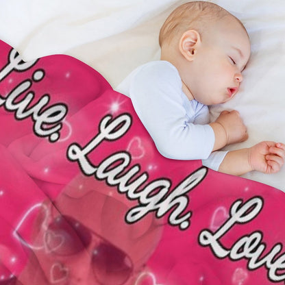 Mr Worldwide Live. Laugh. Love. Premium Throw Blanket