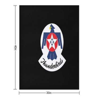 USAF Thunderbirds Logo Premium Throw Blanket