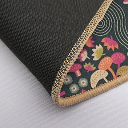 Zen Garden Based on The Japanese Tea Garden in Golden Gate Park  Absorbent Bath Mat
