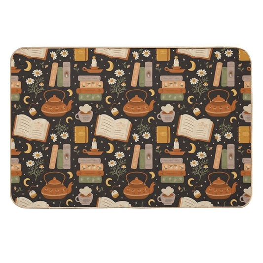 Sweet Bookish Dreams  Stain-Proof Bath Mat