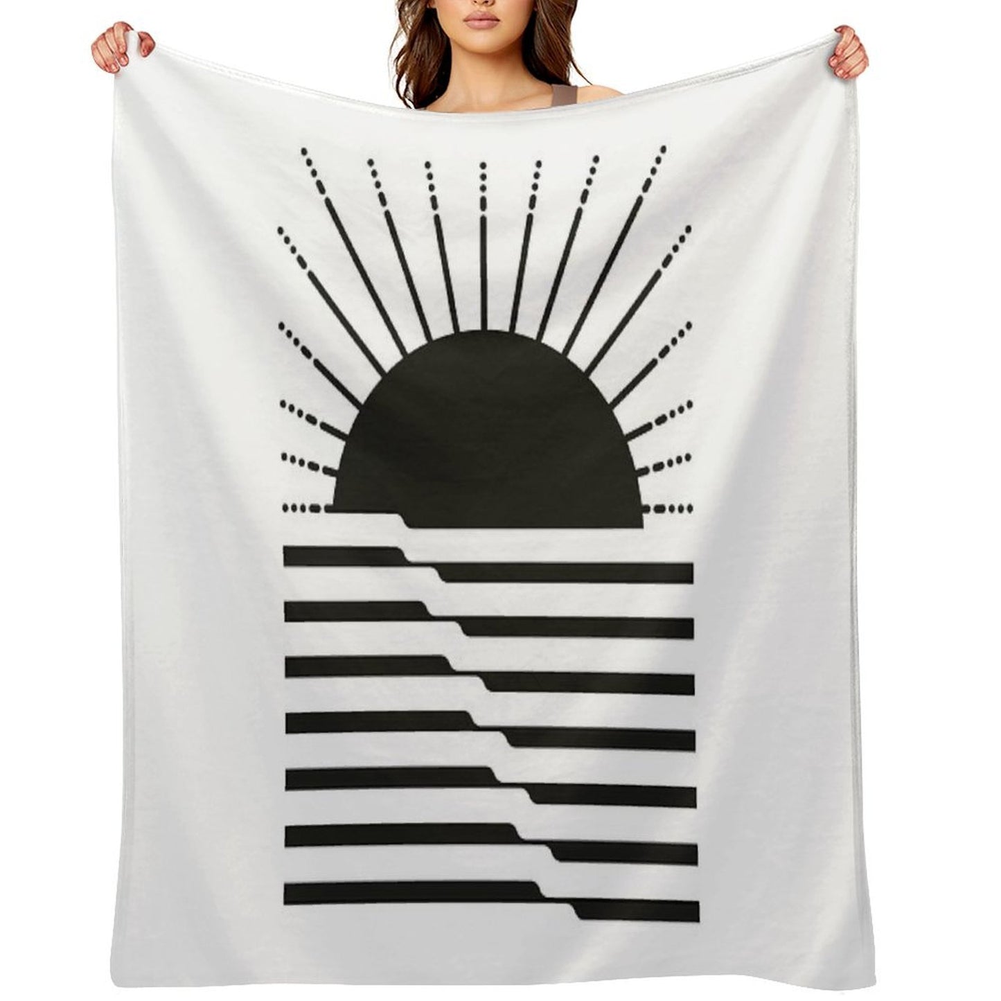 Waves Lightweight Throw Blanket