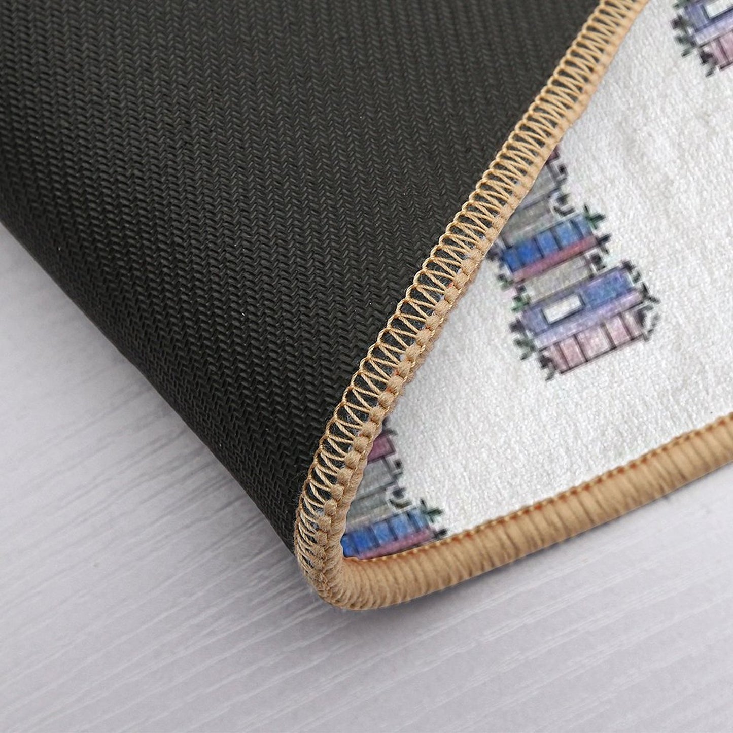 Flowery Books  Anti-Trip Bath Mat