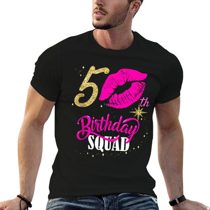 Las Vegas Girls Trip 2024s, Vegas 50th Birthday Squad  High-quality Stitching T-Shirt