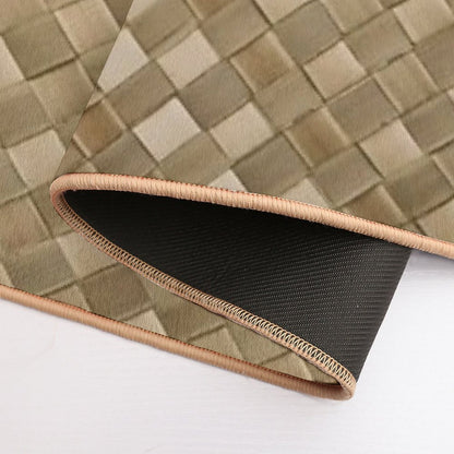Lauhala Mat (Print ONLY - Not Weaving Material)  Anti-Trip Bath Mat