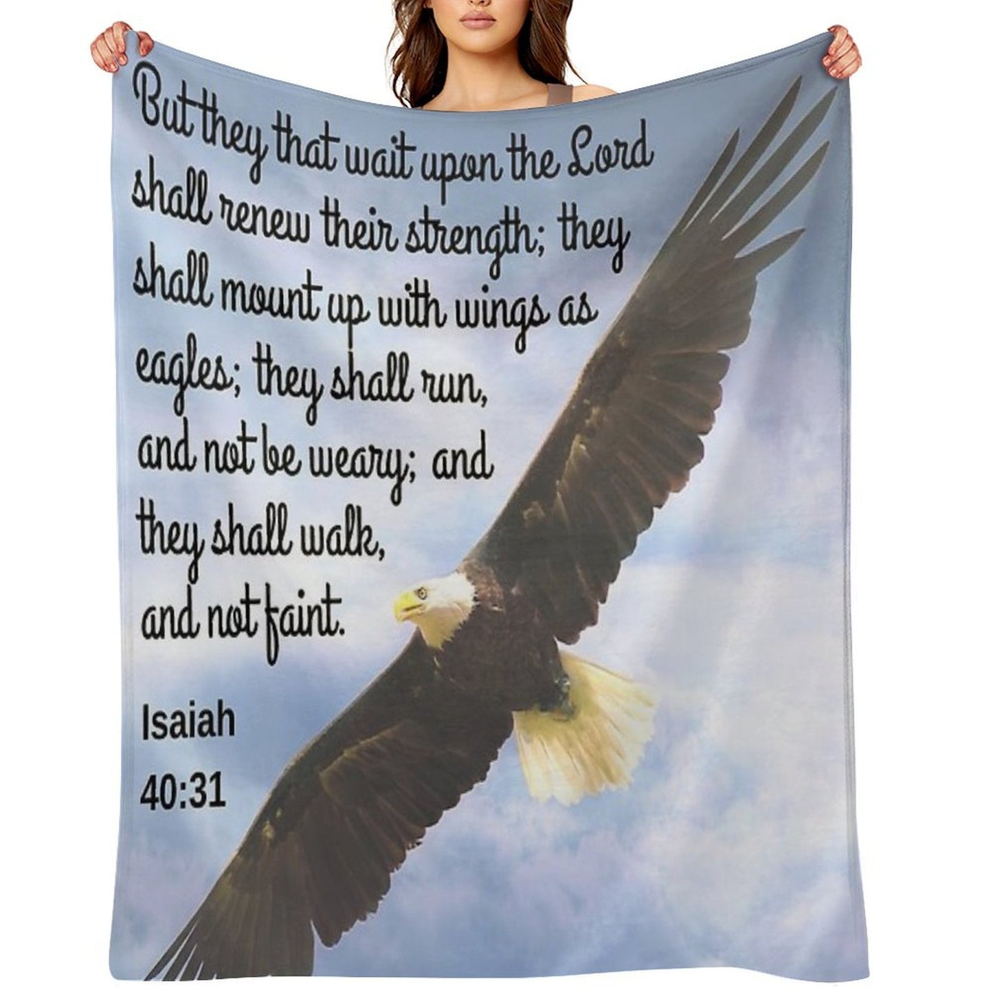Isaiah 4031 Gift-ready Throw Blanket