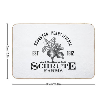 Bed Breakfast Beets - Schrute Farms  Slip-Resistant Bath Mat