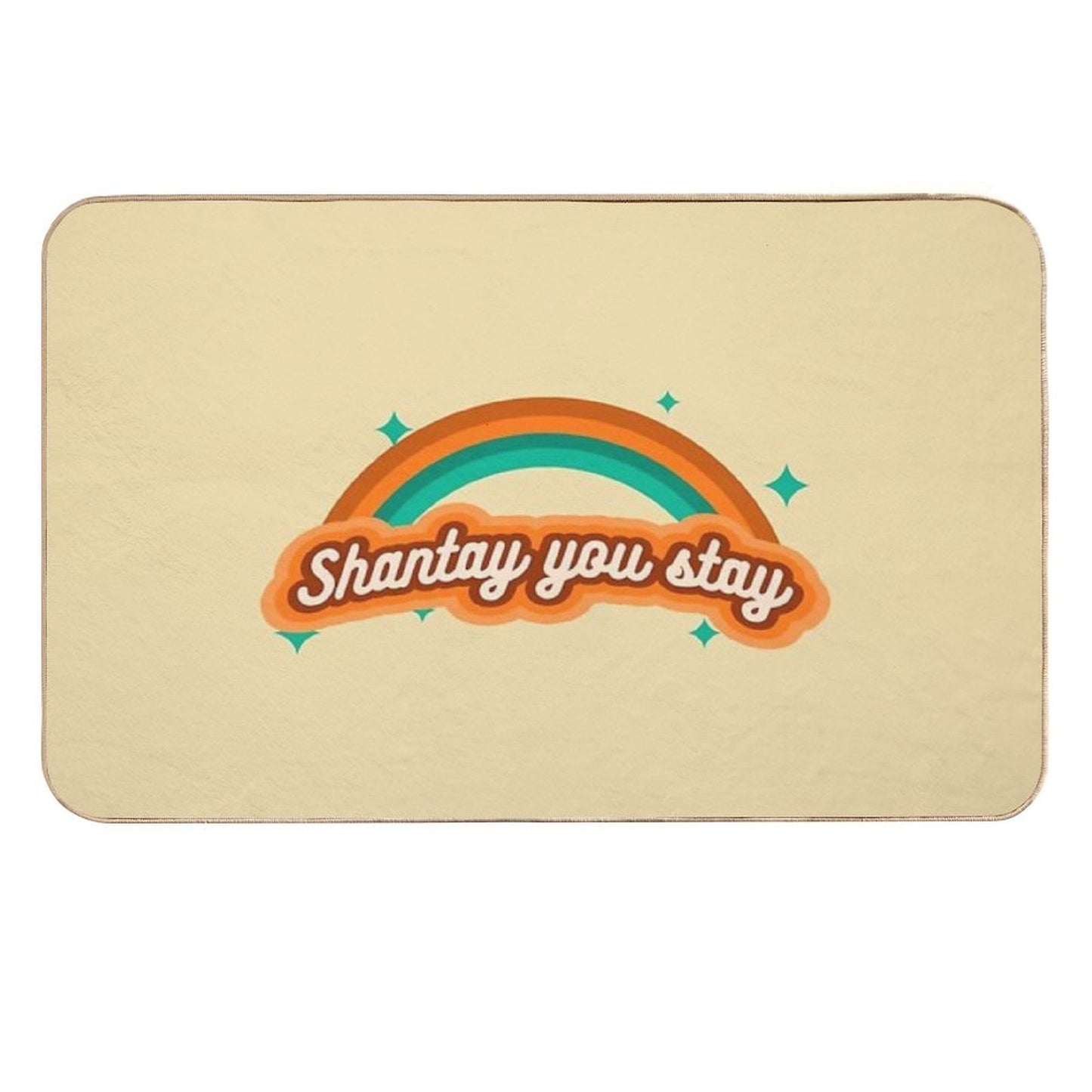 Shantay You Stay - Sparkle  Eco-Friendly Bath Mat