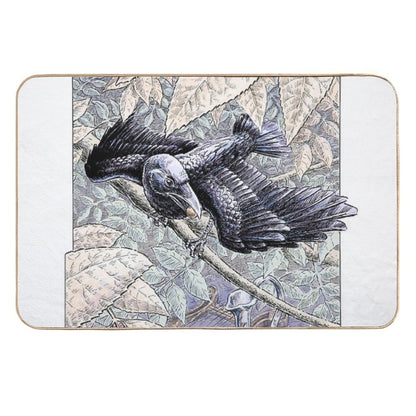 The Crow And The Pitcher  Multi-Purpose Bath Mat