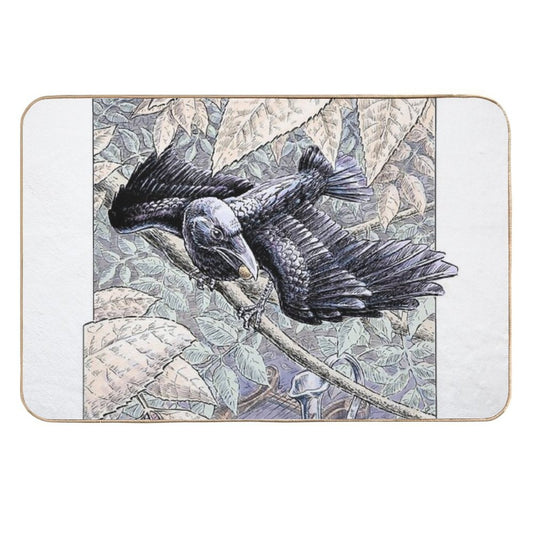 The Crow And The Pitcher  Multi-Purpose Bath Mat