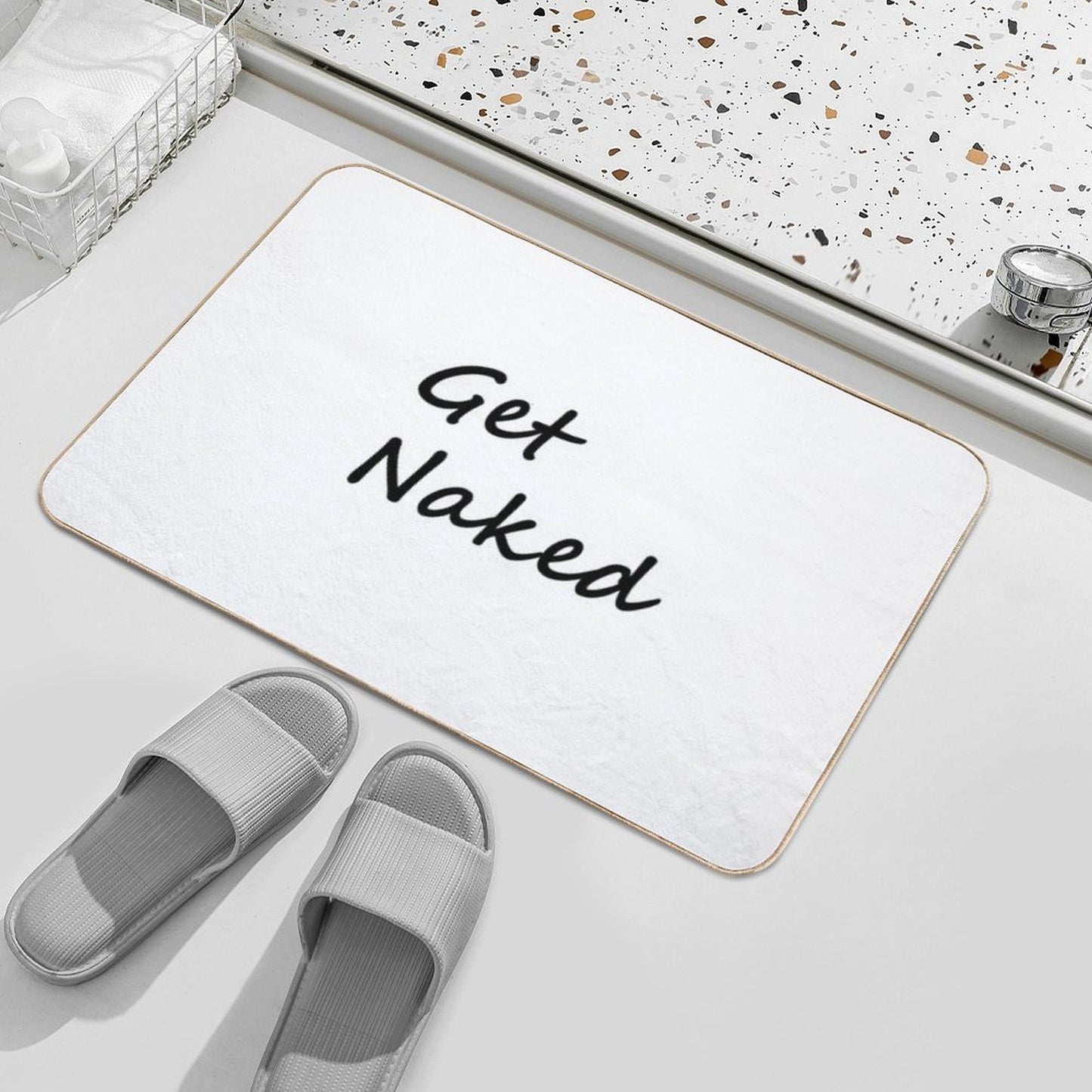 Get Naked Bath  Mats  Dirt-Trapping Bath Mat