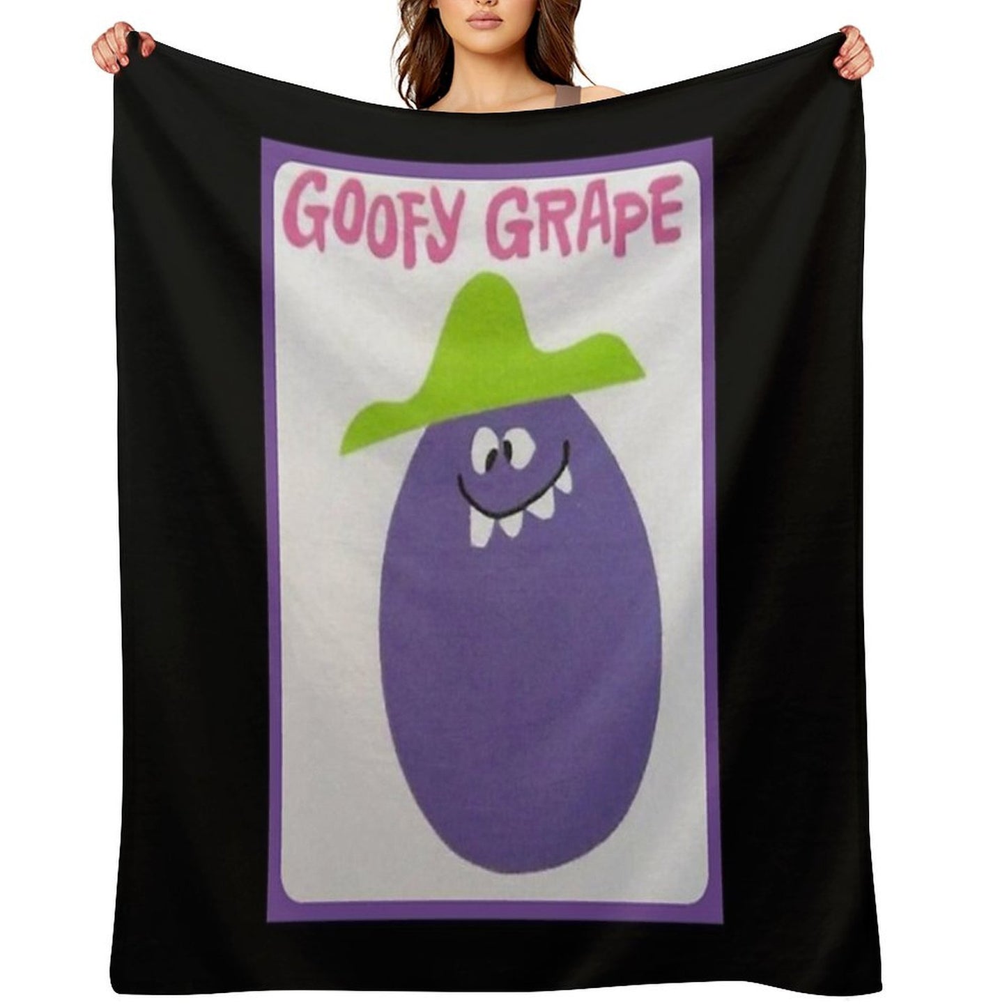 Goofy Grape Multi-functional Throw Blanket