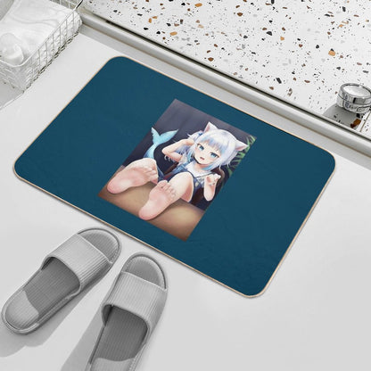 Gawr Gura  Rapid-Drying Bath Mat