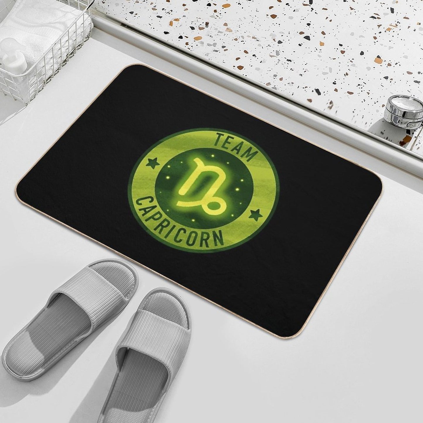 Team Capricorn  Fade-Resistant Bath Mat