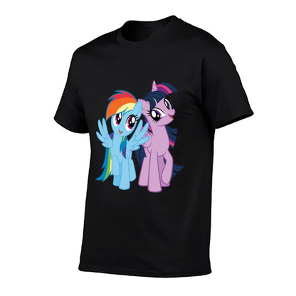 My Little Pony Rainbow Dash And Twilight Sparkle  Versatile T-Shirt