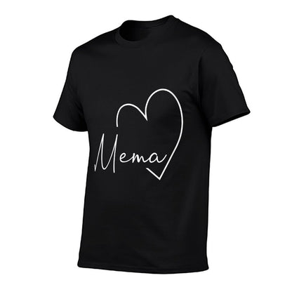 Womens Womens Mema Gift Grandma Christmas Mother&#39;s Day  Stretchy T-Shirt