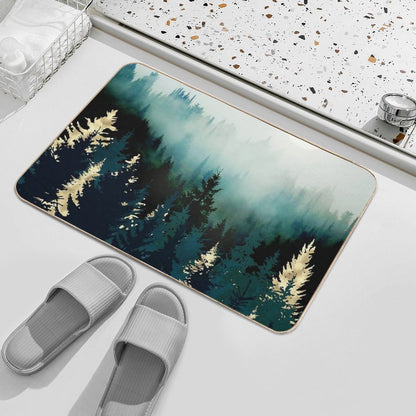 Forest Glow  Repositionable Bath Mat