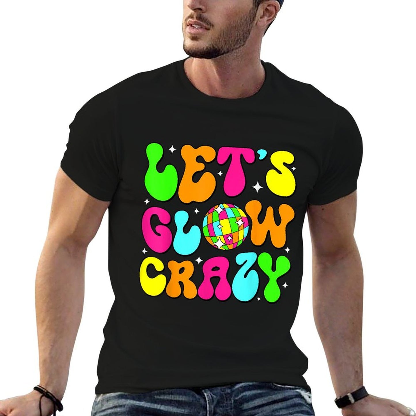 Let's Glowing Crazy In My Glowing Era Team Party Matching  Quick-drying T-Shirt