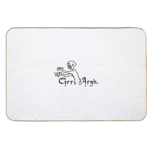 Grrr Argh  Fade-Resistant Bath Mat