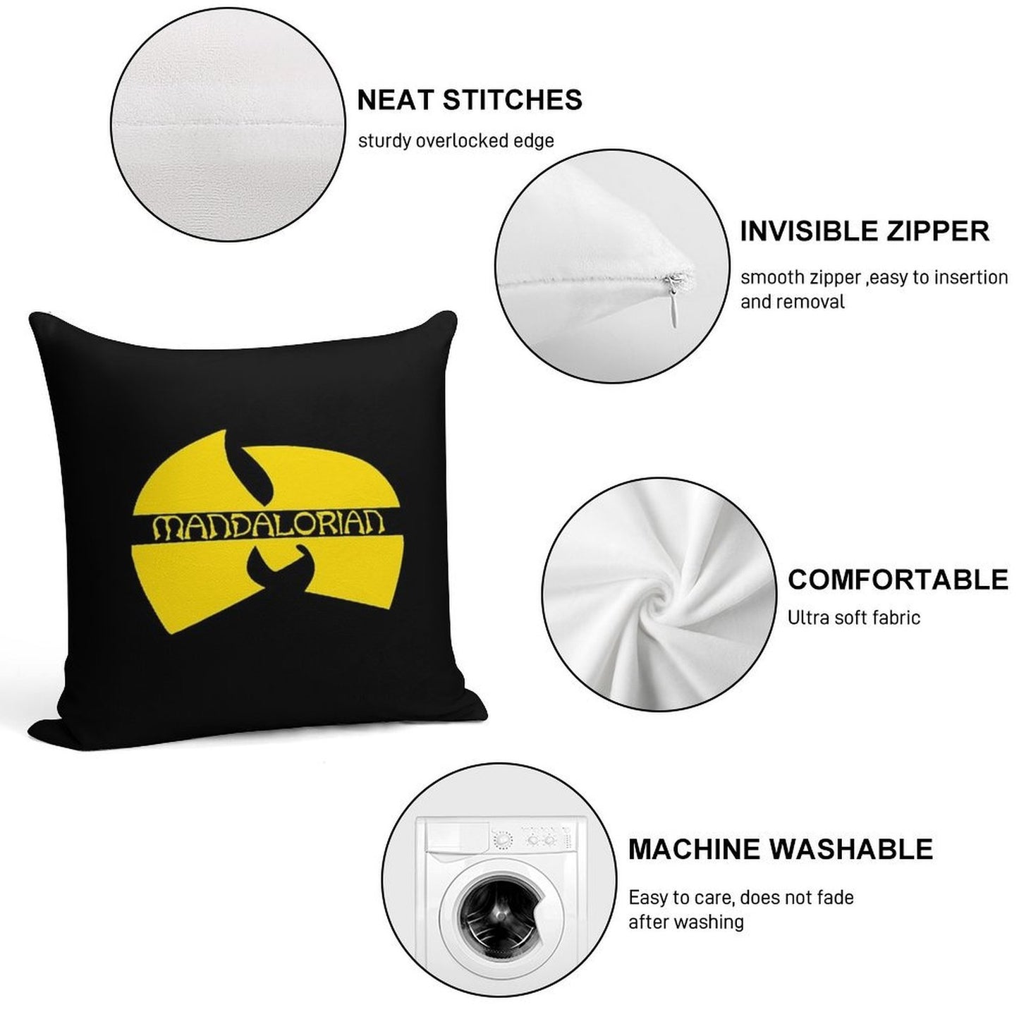 Mando Clan Soft Warmth Comfort Throw Pillow