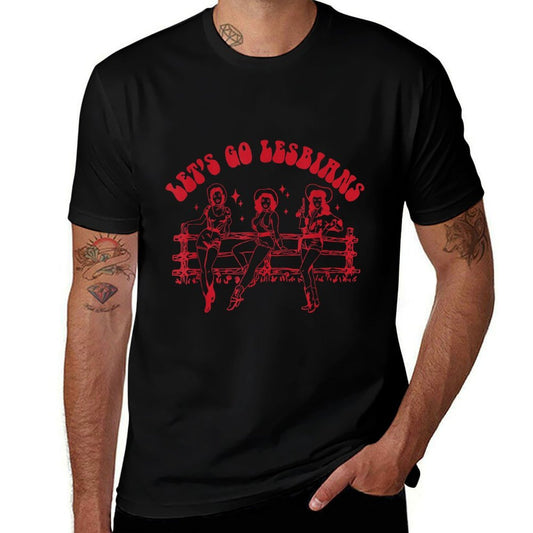 Lets Go Lesbians - Lesbian Pride Cowgirls Southern Western  Eco-friendly Material T-Shirt