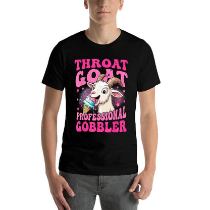 Embarrassing Throat Goat Inappropriate Adult Humor  Summer-ready Fabric T-Shirt