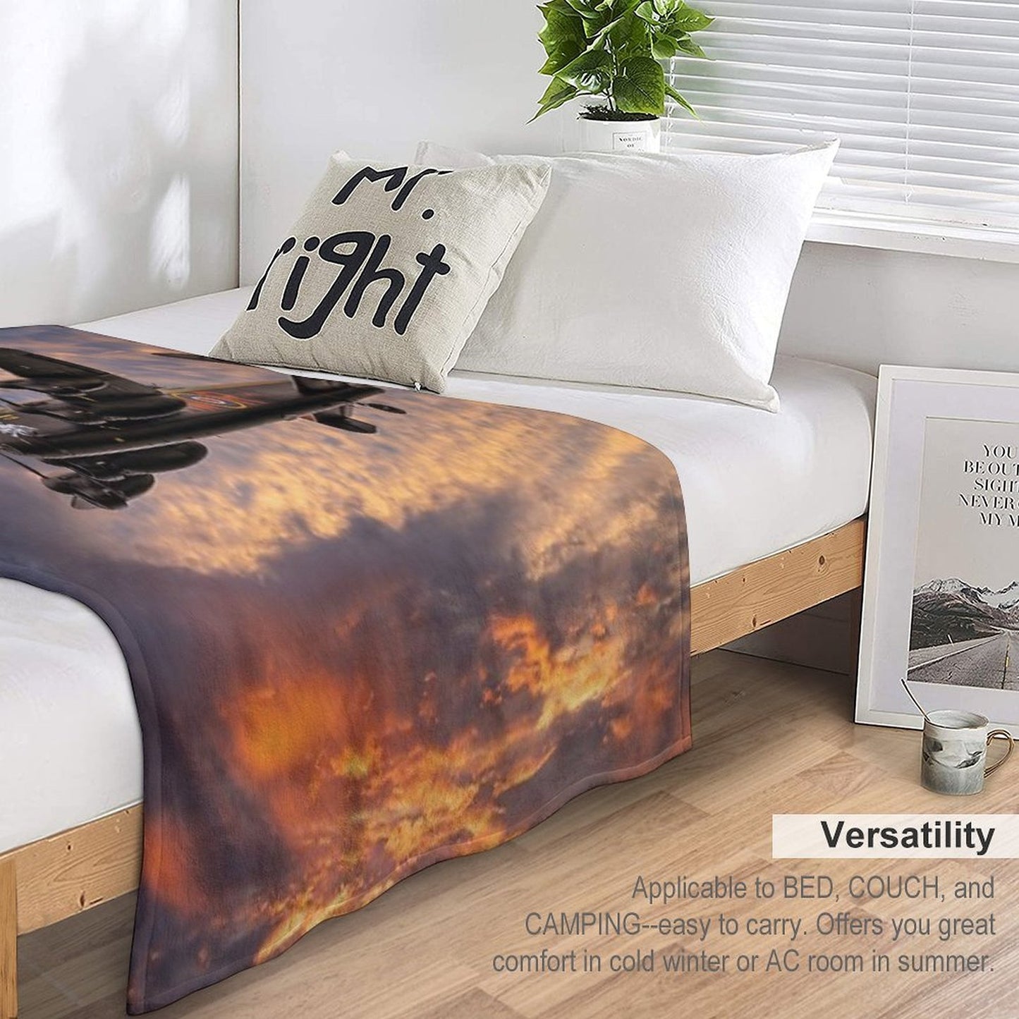 Avro Lancaster Bomber Velvety-soft Throw Blanket