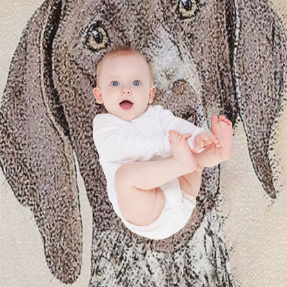German Shorthaired Pointer Wrinkle-free Throw Blanket