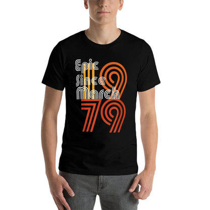 40th Birthday Gift Vintage 1979 T Classic Men Women  Trendy Pattern T-Shirt