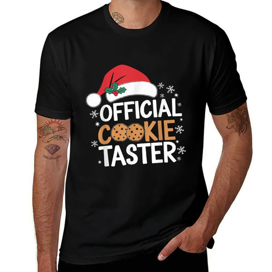 Official Cookie Tester Funny Christmas Taster Baking Crew  Summer-ready Fabric T-Shirt