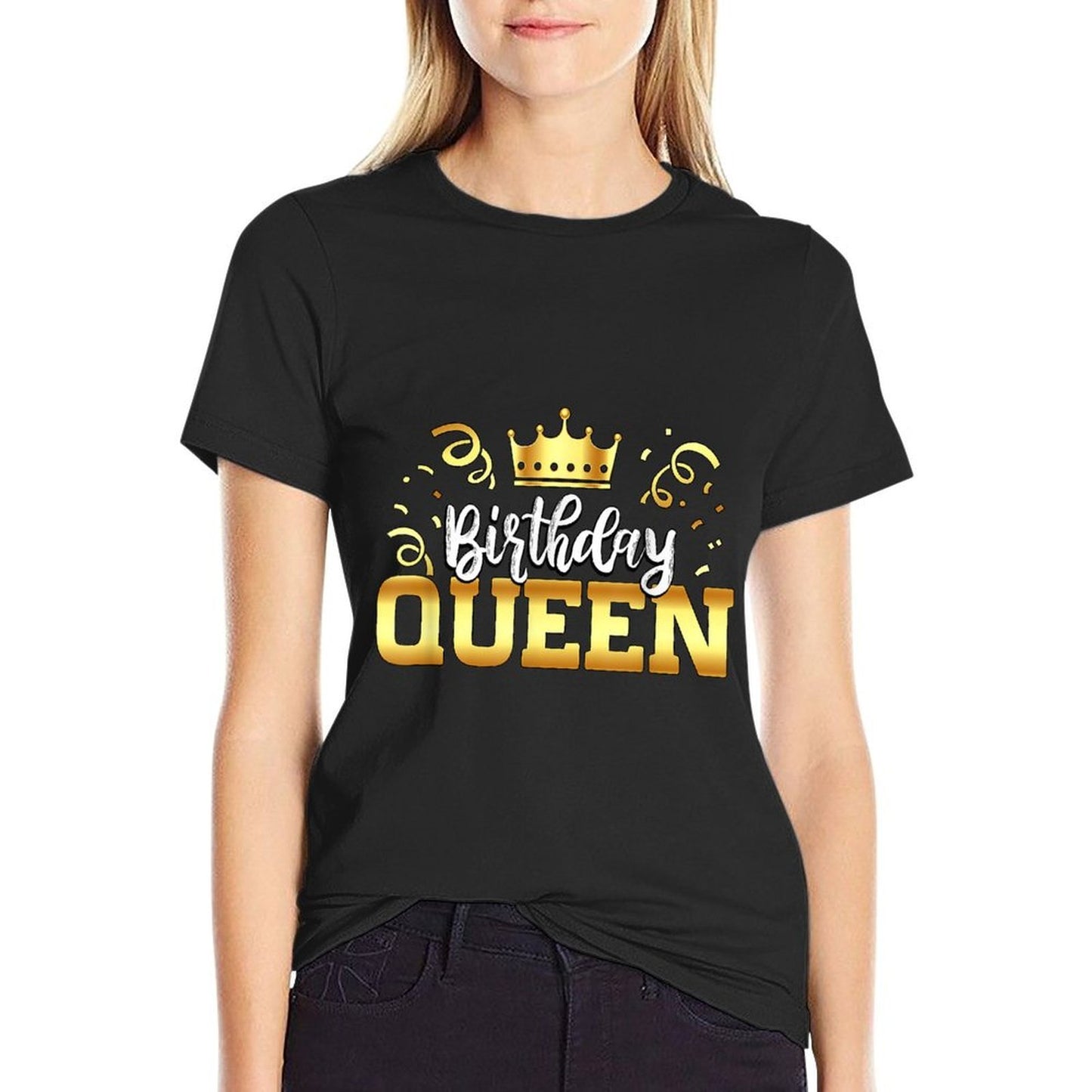 Birthday Queen Crown Birthday Outfit Birthday Queen  Moisture-wicking T-Shirt