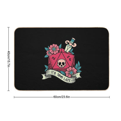 Too Late  Easy To Clean Bath Mat