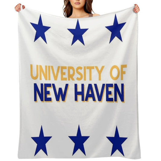 University of New Haven Machine-washable Throw Blanket