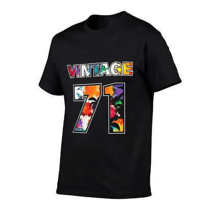 50 Year Old Gifts Vintage 1971 Limited Edition 50th Birthday  Breathable T-Shirt