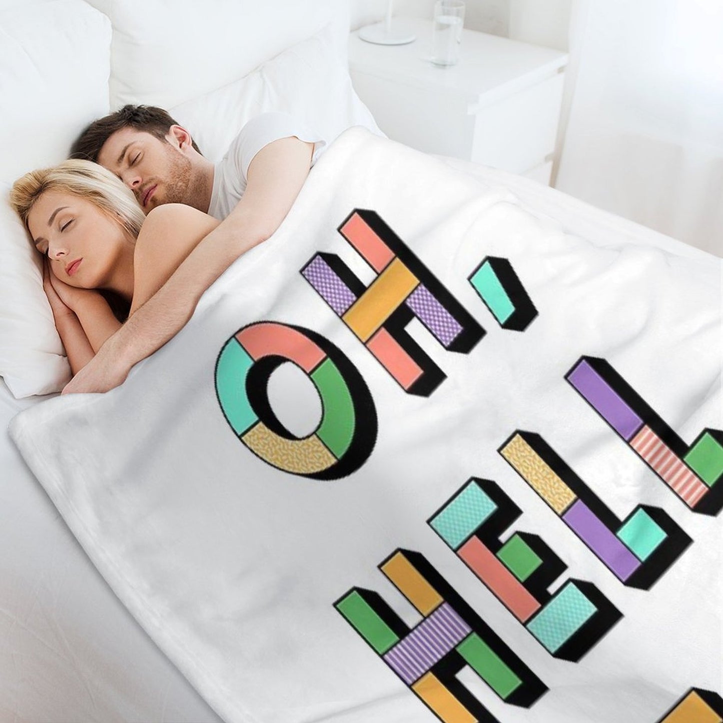 Hell Yes Easy Care Throw Blanket