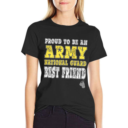 Proud To Be An Army National Guard Best Friend - Military  Lightweight T-Shirt