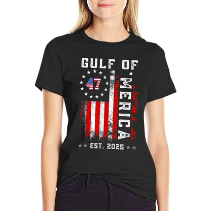 Gulf of 'Merica US Patriotic 2025  Versatile T-Shirt