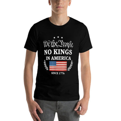 No Kings In America Since 1776 America  Stretchy T-Shirt