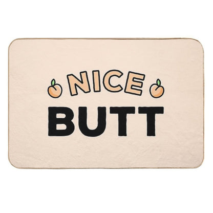 Nice Butt Peach  Long-Lasting Bath Mat