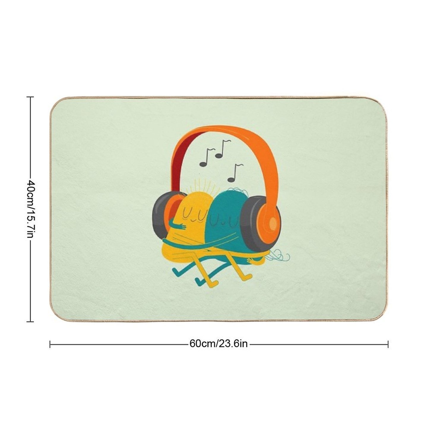 Love Song Durable Bath Mat